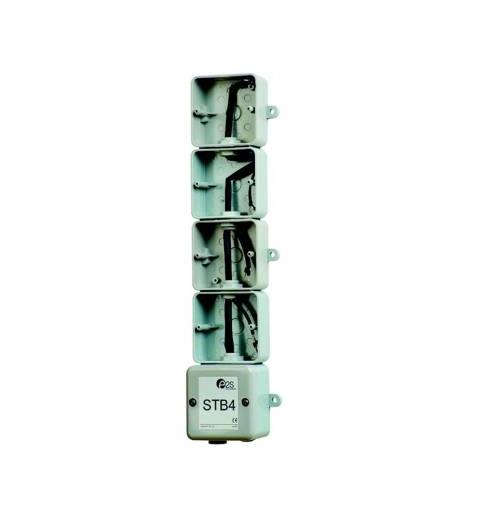 Grey Back Box Assembly for 4 x L101 AC with Junction Box